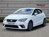 Used Seat Ibiza SE Technology 94 HP (69 kW) 2022 White Hatchback