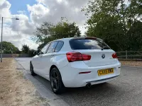 Used BMW 116 Sport Line 116 HP (85 kW) 2015 White Hatchback