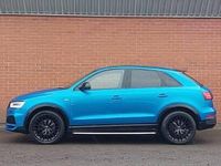 Begagnad Audi Q3 Black Edition 150 HK (110 kW) 2018 Blå SUV