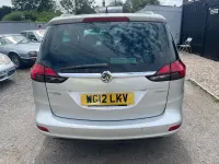 Used Vauxhall Zafira Tourer 2012 Silver MPV