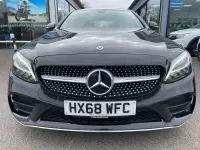 Used Mercedes C220 AMG line 2018 Black Coupe