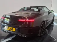 Used Mercedes E220 AMG line 2018 Black Cabriolet