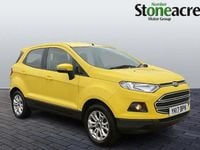 Used Ford Ecosport Zetec 109 HP (80 kW) 2017 Yellow SUV