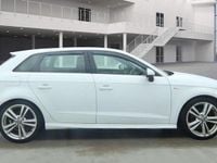 Used Audi A3 Sportback S-Line 2013 White Hatchback