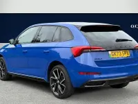 Used Skoda Scala Monte Carlo 110 HP (80 kW) 2023 Blue Hatchback