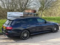 Used Mercedes E220 AMG line 2022 Blue Estate