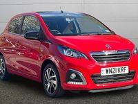 Used Peugeot 108 Allure 72 HP (52 kW) 2021 Red Hatchback