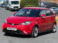 Used MG MG3 106 HP (77 kW) 2015 Red Hatchback
