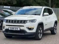 Used Jeep Compass Limited 170 HP (125 kW) 2018 White SUV