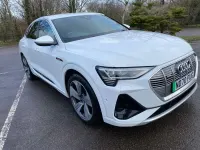 Usado Audi e-tron S-Line 300 kW (408 HP) 2020 Branco SUV