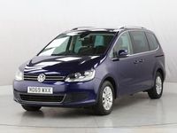Used VW Sharan SE 150 HP (110 kW) 2020 Blue MPV