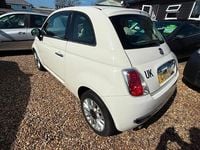 Used Fiat 500 Lounge 2015 White Hatchback