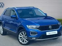 Used VW T-Roc SEL 150 HP (110 kW) 2021 Blue SUV