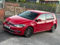 Used VW Golf VII SE 130 HP (95 kW) 2018 Red Hatchback