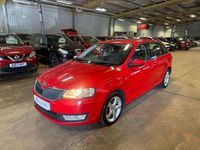 Used Skoda Rapid Elegance 105 HP (77 kW) 2014 Red Hatchback