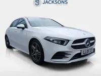Used Mercedes A220 AMG line 190 HP (139 kW) 2019 White Hatchback