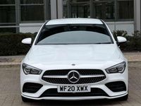 Used Mercedes CLA200 AMG line 163 HP (119 kW) 2020 White Coupe