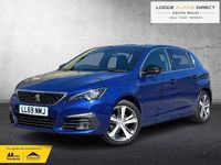 Used Peugeot 308 GT-line 130 HP (95 kW) 2020 Blue Hatchback