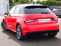 Used Audi A1 Black Edition 123 HP (90 kW) 2018 Red Hatchback