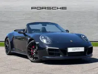 Used Porsche 991 444 HP (326 kW) 2018 Jet black Cabriolet