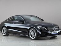 Used Mercedes C200 AMG line 2018 Black Coupe