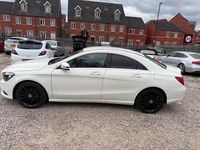 Used Mercedes CLA180 AMG line 122 HP (89 kW) 2014 White Sedan