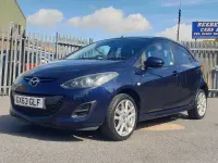 Used Mazda 2 84 HP (61 kW) 2013 Blue Hatchback