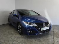 Begagnad Honda Civic SE Plus 142 HK (104 kW) 2015 Blå Halvkombi