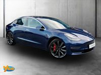 Used Tesla Model 3 Performance 461 kW (627 HP) 2020 Blue Sedan