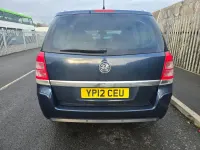 Used Vauxhall Zafira Design Edition 115 HP (84 kW) 2012 Blue MPV