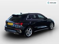 Used Audi A3 S-Line 2021 Black Hatchback