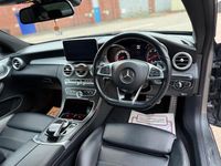 Begagnad Mercedes C250 AMG Line Premium Plus 2016 Grå Sportkupé