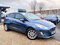 Used Ford Fiesta Titanium 120 HP (88 kW) 2018 Blue Hatchback