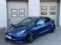 Used Tesla Model 3 Long Range AWD 366 kW (498 HP) 2019 Blue Sedan
