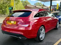 Used Mercedes CLA220 Shooting Brake 177 HP (130 kW) 2017 Red Estate