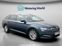 Second-hand Skoda Superb SE Technology 150 CP (110 kW) 2022 Albastru Break