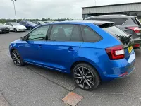 Used Skoda Rapid Sport 110 HP (80 kW) 2018 Blue Hatchback
