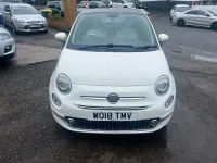 Used Fiat 500 Lounge 69 HP (50 kW) 2018 White Hatchback