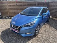 Used Nissan Micra Acenta 71 HP (52 kW) 2017 Blue Hatchback