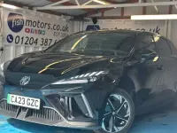 Used MG MG4 EV Trophy 150 kW (204 HP) 2023 Black Hatchback
