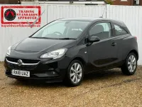 Used Vauxhall Corsa 90 HP (66 kW) 2018 Black Hatchback
