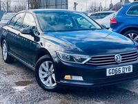 Used VW Passat S 2016 Black Sedan