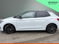Used Skoda Fabia Colour Edition 70 HP (51 kW) 2023 Moon white metallic body / black magic pearl effect roof Hatchback