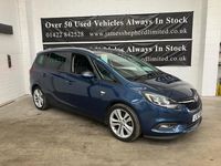 Used Vauxhall Zafira Tourer SRi 140 HP (102 kW) 2017 Blue MPV