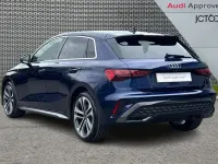 Begagnad Audi A3 S-Line 113 HK (83 kW) 2026 Blå Halvkombi