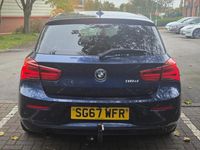 Used BMW 118 Sport Line 2017 Blue Hatchback