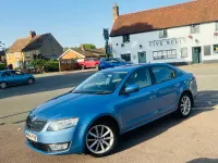 Used Skoda Octavia Elegance 184 HP (135 kW) 2015 Blue Estate