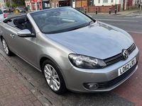 Used VW Golf Cabriolet SE 122 HP (89 kW) 2012 Silver Cabriolet