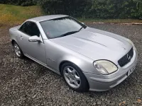 Begagnad Mercedes SLK230 2001 Silver Cab