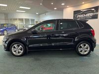 Used VW Polo Edition 90 HP (66 kW) 2017 Black Hatchback